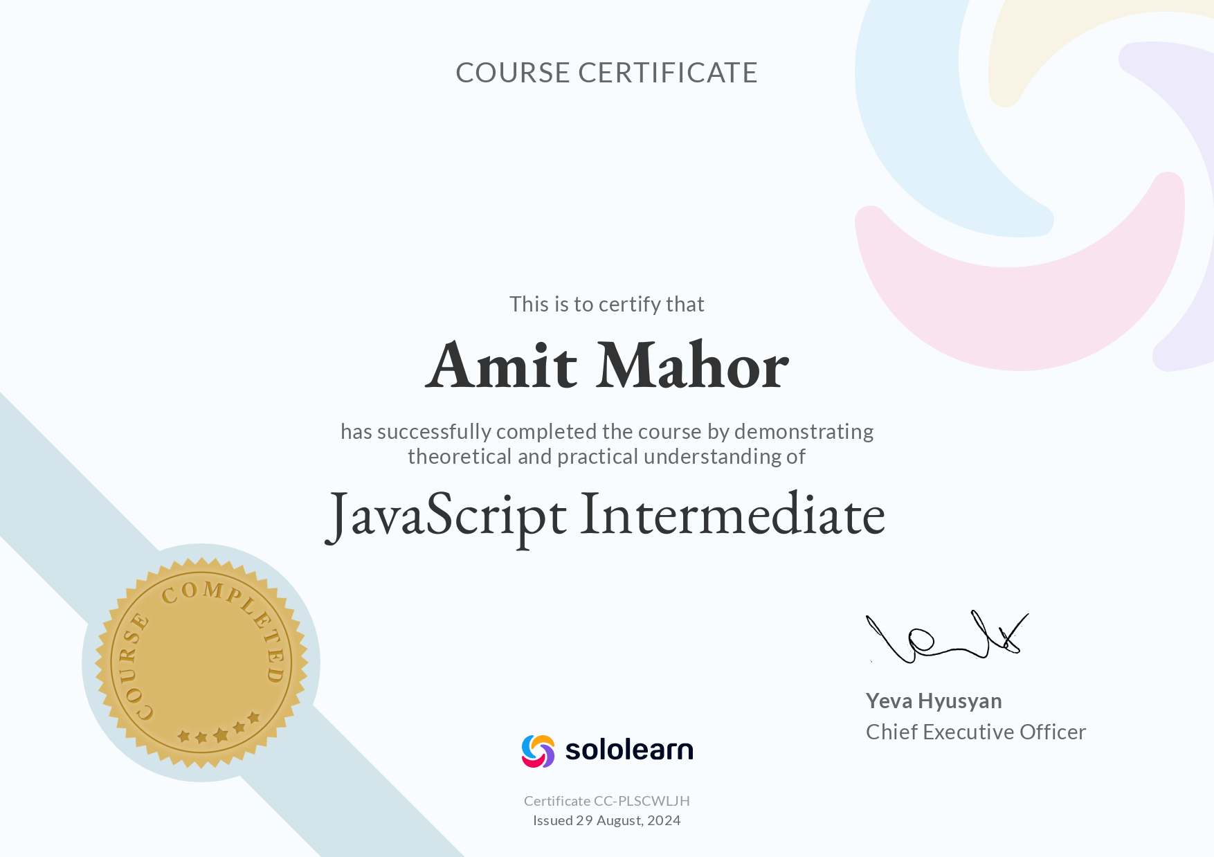 JavaScript Intermediate